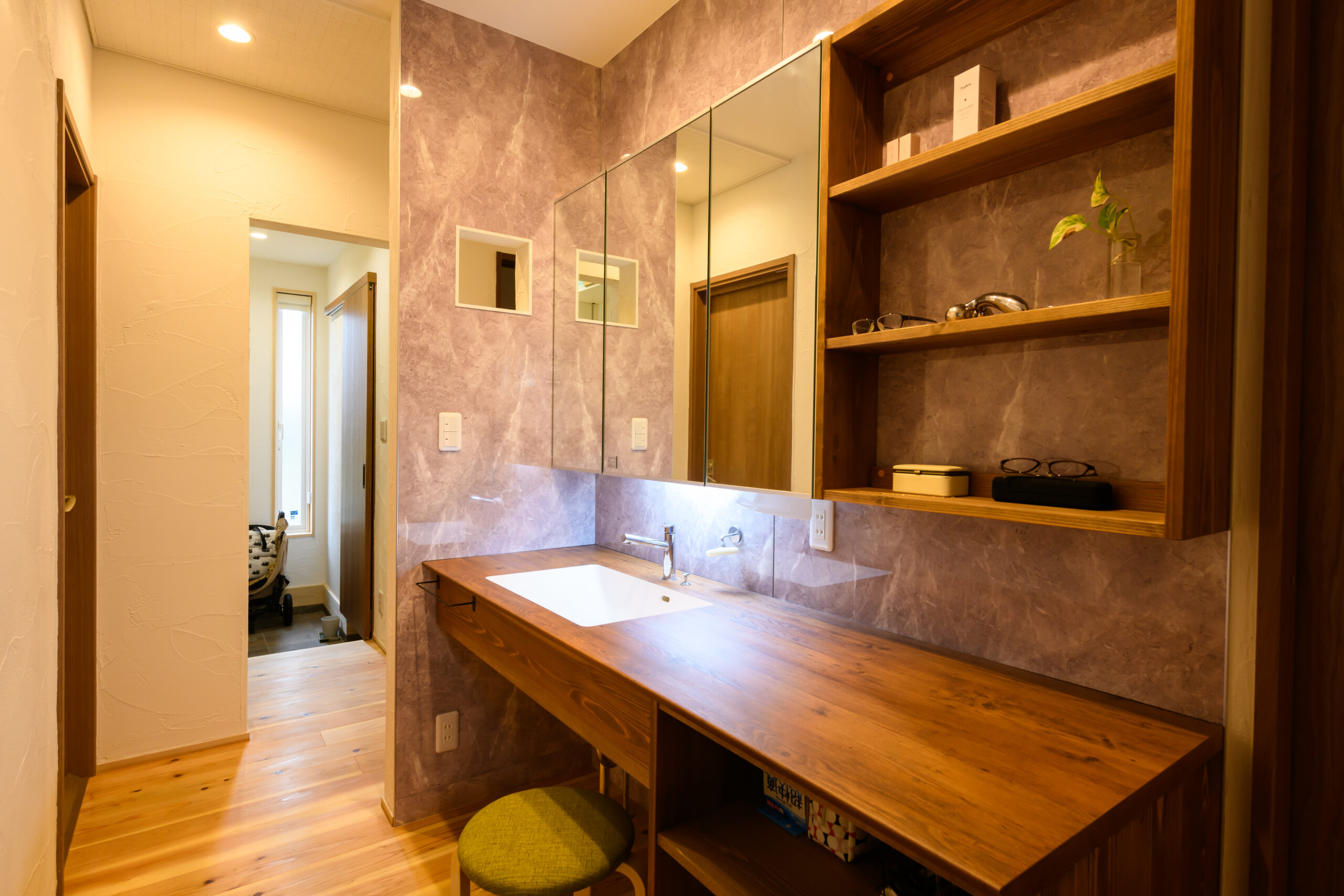 造作化粧洗面台・吊戸棚 | 753 FURNITURE